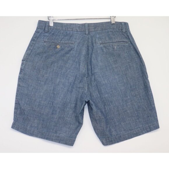 Polo Ralph Lauren Mens Chambray Blue Shorts Size 33 Preppy Casual - Picture 2 of 10